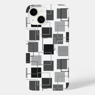Coque Pour iPhone 14 Carrés et grands titres