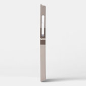 Coques Case-Mate iPhone Carrés géométriques - Chocolat et crème (Verso / Gauche)