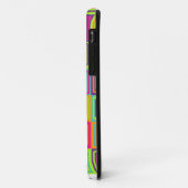 Coques Case-Mate iPhone Carrés géométriques colorés (Dos/Gauche)