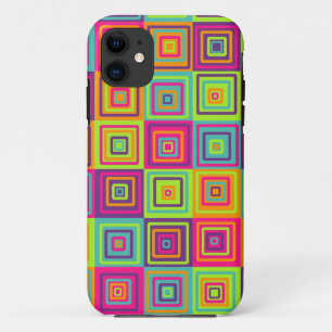 Case-Mate iPhone Case Carrés géométriques colorés