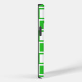 Coques Case-Mate iPhone Carrés Green Bold Mod (Verso / Droite)