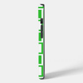 Coques Case-Mate iPhone Carrés Green Bold Mod (Verso / Gauche)