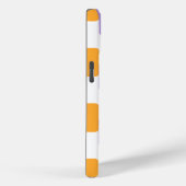 Coques Case-Mate iPhone Carrés jaunes dorés (Verso / Droite)