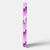 Coques Case-Mate iPhone Carrés rose et violet (Verso / Droite)