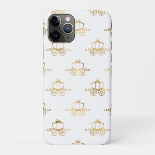 Coques Case-Mate iPhone Carrosses Dorés Cendrillon Princesse Royale Magie (Dos)