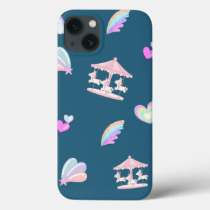 Case-Mate iPhone Case Carrousel arc-en-ciel magique Unicorn anniversaire