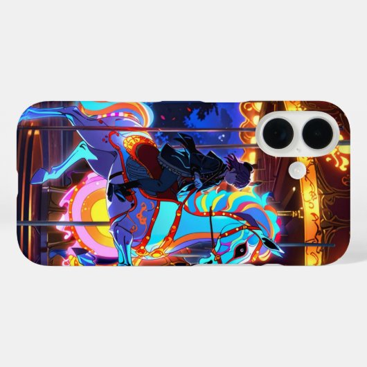 Coques Case-Mate iPhone Carrousel éffrayant (Verso (horizontal))