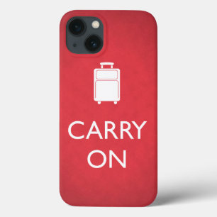 Coques Pour iPhone CARRY ON - Luggage - Funny Red iPad Case