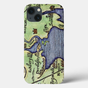 Case-Mate iPhone CASE CARTE 1677 DE LA NOUVELLE ANGLETERRE
