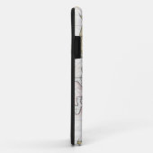 Coques Case-Mate iPhone Carte 1748 du monde (Dos/Droite)