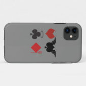 Coques Case-Mate iPhone Carte Angel et Diable convient à gris foncé (Dos (Horizontal))
