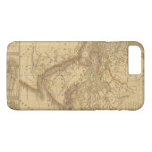 Coques Case-Mate iPhone Carte antique (Dos (Horizontal))