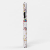 Coques Case-Mate iPhone Carte antique de l'Inde De 1650 (Dos/Droite)