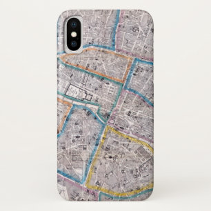 Coques Pour iPhone Carte antique de Paris