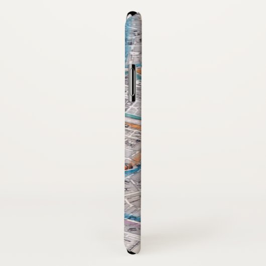 Coques Case-Mate iPhone Carte antique de Paris (Dos/Droite)