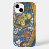 Coques Case-Mate iPhone Carte antique du monde avec Claudius Ptolemy, 1507 (Verso)