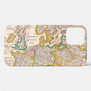 Case-Mate iPhone Case Carte antique vintage de l'Europe Coque-Mate iPhon