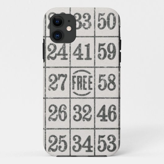 Coques Case-Mate iPhone Carte Bingo (Dos)