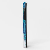 Coques Case-Mate iPhone Carte Bitcoin Cryptomonnaie et circuit (Dos/Gauche)
