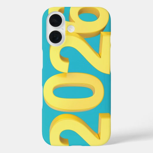Coques Case-Mate iPhone Carte Bonne Année 2026 (Verso)