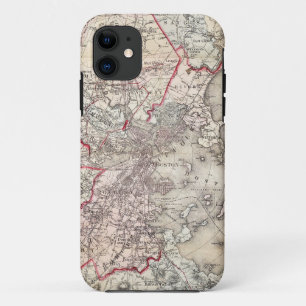 Etui iPhone Case-Mate Carte : Boston, 1883