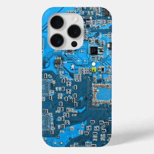 Coques Case-Mate iPhone Carte circuit bleu circuit imprimé à circuit impri (Verso)