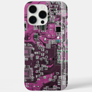 Coques iPhone 16 Pro Max Carte circuit imprimé circuit imprimé circuit viol
