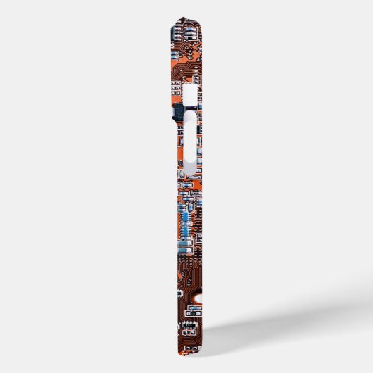 Coques Case-Mate iPhone Carte circuit imprimé circuit orange PCB (Verso / Gauche)