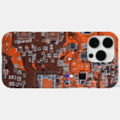 Coques Case-Mate iPhone Carte circuit imprimé circuit orange PCB (Verso (horizontal))