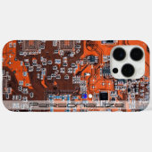 Coques Case-Mate iPhone Carte circuit imprimé circuit orange PCB (Verso (horizontal))