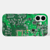 Coques Case-Mate iPhone Carte circuit imprimé circuit vert PCB (Verso (horizontal))