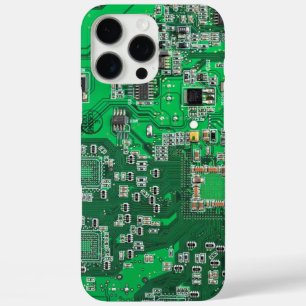 Coques iPhone 16 Pro Max Carte circuit imprimé circuit vert PCB
