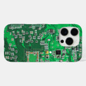 Coques Case-Mate iPhone Carte circuit imprimé circuit vert PCB (Verso (horizontal))