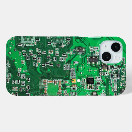 Coques Case-Mate iPhone Carte circuit imprimé circuit vert PCB (Verso (horizontal))