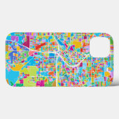 Coques Case-Mate iPhone Carte colorée Atlanta (Verso (horizontal))
