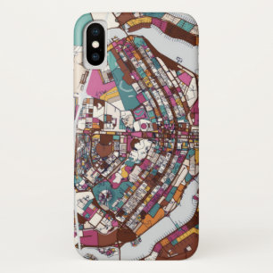 Case-Mate iPhone Case Carte colorée de Brasilia