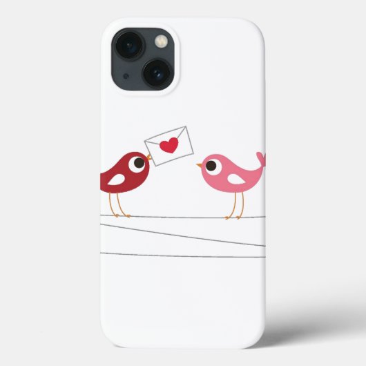 Coques Case-Mate iPhone Carte d'amour pour les oiseaux (Verso)