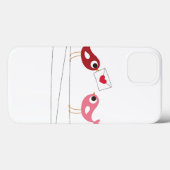 Coques Case-Mate iPhone Carte d'amour pour les oiseaux (Verso (horizontal))