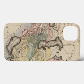 Coques Case-Mate iPhone Carte d'atlas de l'Asie (Verso (horizontal))