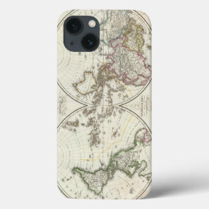 iPhone 13 Coque Carte d'atlas de Paris