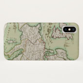 Coques Case-Mate iPhone Carte d'attaque navale sur l'Angleterre par (Dos (Horizontal))