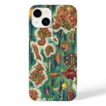 Carte de 1950 Dole de Hawaii Joseph Feher Oil Pain