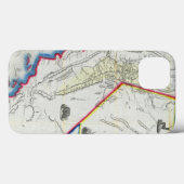 Coques Case-Mate iPhone Carte de Californie (Verso (horizontal))