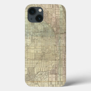 Etui iPhone 13 Carte de Chicago