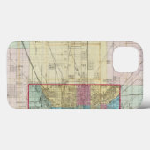 Coques Case-Mate iPhone Carte de Chicago (Verso (horizontal))