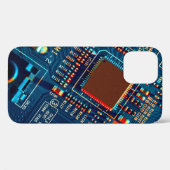Coques Case-Mate iPhone Carte de circuit électronique fermer. électronique (Verso (horizontal))