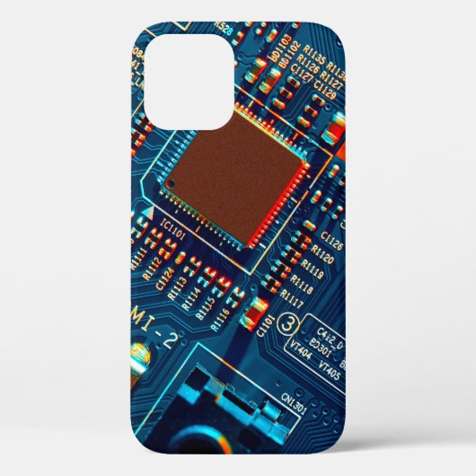 Coques Case-Mate iPhone Carte de circuit électronique fermer. électronique (Verso)