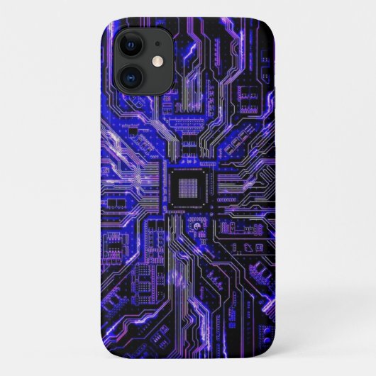 Coques Case-Mate iPhone Carte de circuit papier peint haute technologie (Dos)