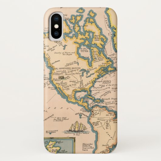 Coques Case-Mate iPhone Carte de grandes aventures (Dos)