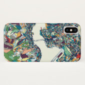 Coques Case-Mate iPhone Carte de Hong Kong, Chine (Dos (Horizontal))